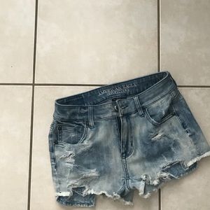American Eagle Faded Denim Shorts